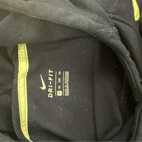 Nike Women’s Dri-FIT Hoodie Size XS Navy Blue “Just Do It” Pullover - Picture 10 of 12